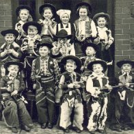 Fancy dress in Blaenrhondda back in the Fifties.