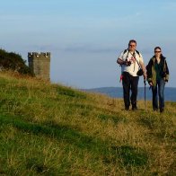 Better with Two ... walking back from Folly Tower, Pontypool