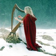 harp-in-misty-snow