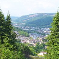 Treorci from Mynydd Maendy