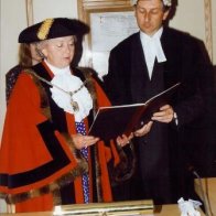 Mayor of Brecknock Mairwen Griffiths