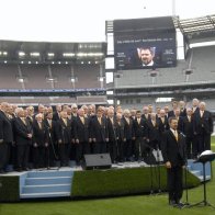 Melbourne Welsh Choir at the MCG