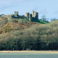 Llansteffan Castle from Ferryside