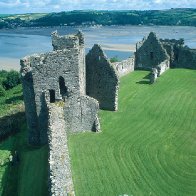 Tywi Estuary from Llansteffan Castle