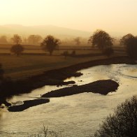 Midwinter Sunset on the Tywi