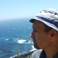 Peter on Big Sur, California, where he was writer-in-residence for four weeks: May, 2010