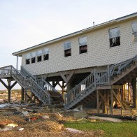 KATRINA/RITA CAMP DISASTER, GRAND ISLE, LA