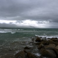 Dinas Dinlle Dramatic Sky