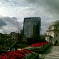 Outside Central Libraray-Birmingham)