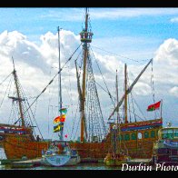 Tall ships in Cardiff Bay