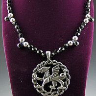 Beryl Dragon Necklace