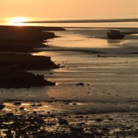 Loughor Estuary at sundown