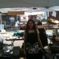 Helping out at the souvenir stand- Welsh Festival, Fredericksburg, VA 2010