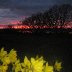 Sunset over the Menai Strait