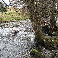 Afon Aber near Garth Celyn