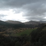 View  od Snowdonia from Dolwyddelan Castle