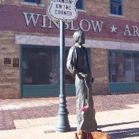 Standin' on the Corner in Winslow, Arizona