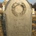 Slate tombstone inscribed in Welsh