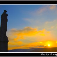 Sunset on Our Lady of Penrhys1