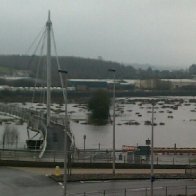 Towy rising, 21 Feb 2011