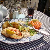 Crab salad, Aberglasney