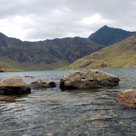 Lake on way up snowden