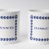 mamgu navy frame mug