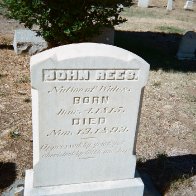 John Rees Tombstone - Hornbrook CA