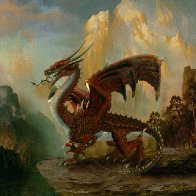 The RED WELSH Dragon