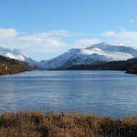 Lake Padarn in snow