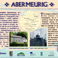 1 panel Abermeurig presb plaque