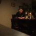 At the table