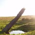 Ancient standing stone on Gelligaer common