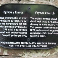 Old Vaynor church AD 714