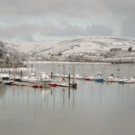 Conwy Harbour in the Snow