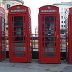 English telephone booths..................