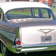 My First Car - 57 Chevy-4 Door Two Tone - Side View