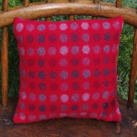 Cushion - Melin Tregwynt - Mondo Red Berry
