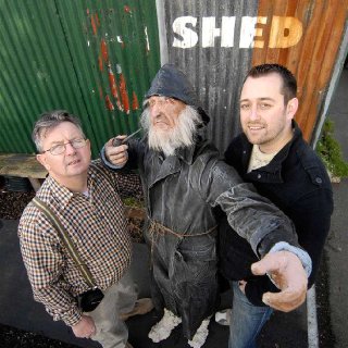 Tin Shed's Captain Cat Under Milk Wood (l-r) Andrew Isaacs & Matthew Hughes