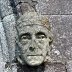 Small sculpted head on doorway at St. David's Cathedral