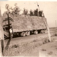 Hay truck, America