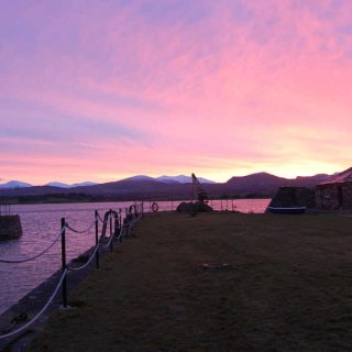 Snowdon From Fort Belan Dock