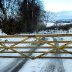 Blaenfforest Gate in the snow comp