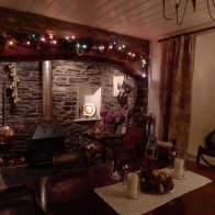 Blaenfforest Dining room at Christmas