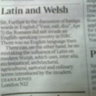 Welsh and Latin