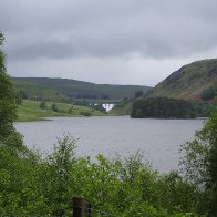 Craig Goch Dam over Pen y Garreg