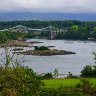 BRIDGE OVER MENAI  STRAITS N WALES