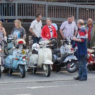 The Who in Cardiff Mods' Bikes