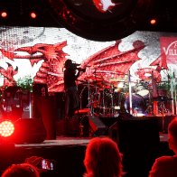 The Who Cardiff with Welsh Flag