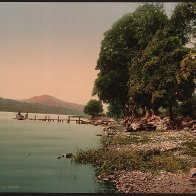 Bala Lake 1890s Photochrom